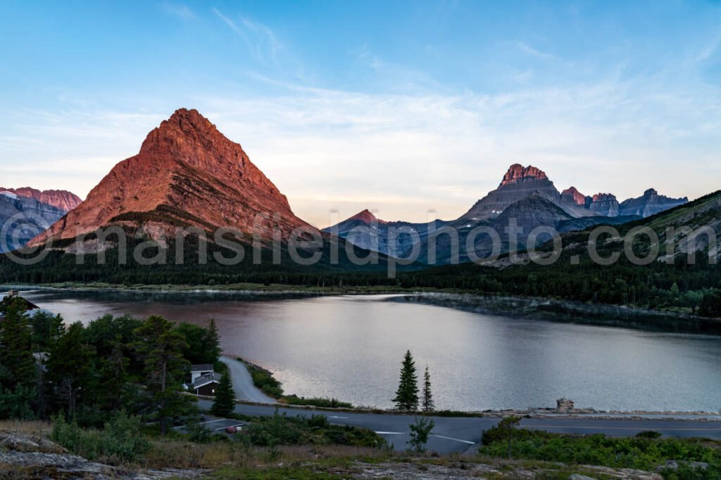 Sunrise at Swiftcurrent Lake A4-17442 - Mansfield Photography