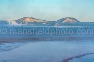 Twin Buttes In Yellowstone National Park A4-17756 - Mansfield Photography