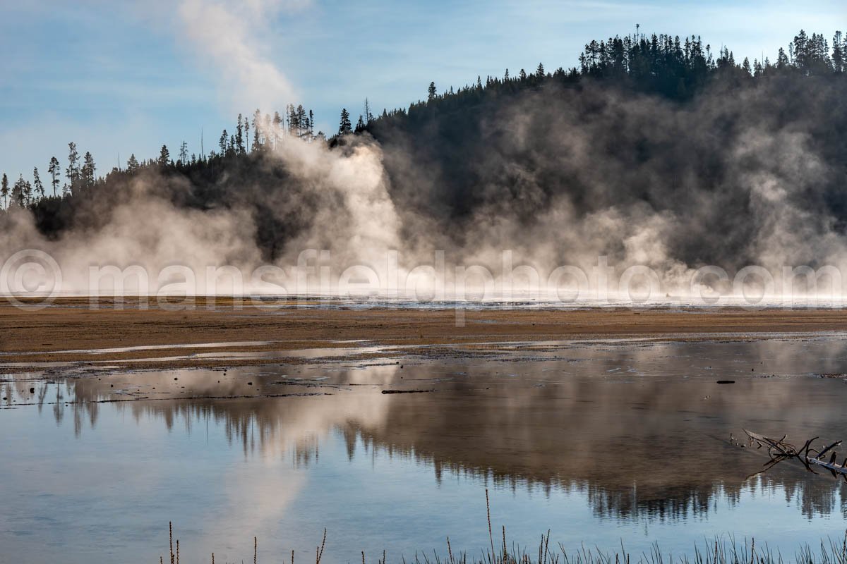 Toward Grand Prismatic Spring In Yellowstone National Park A4-17796