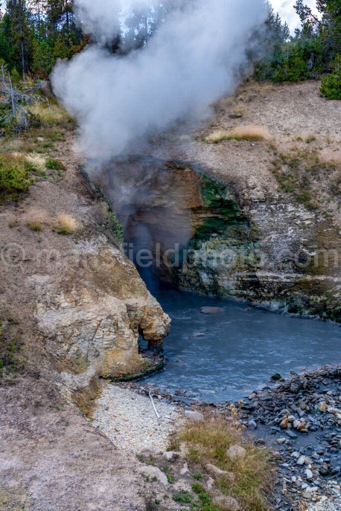 Hot Spring in Yellowstone National Park A4-17892 - Mansfield Photography