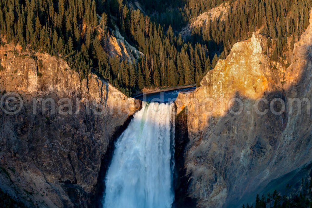 Lower Falls in Yellowstone National Park A4-17986 - Mansfield Photography