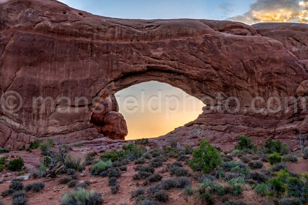 North Window Arch, Arches National Park A4-18370 - Mansfield Photography