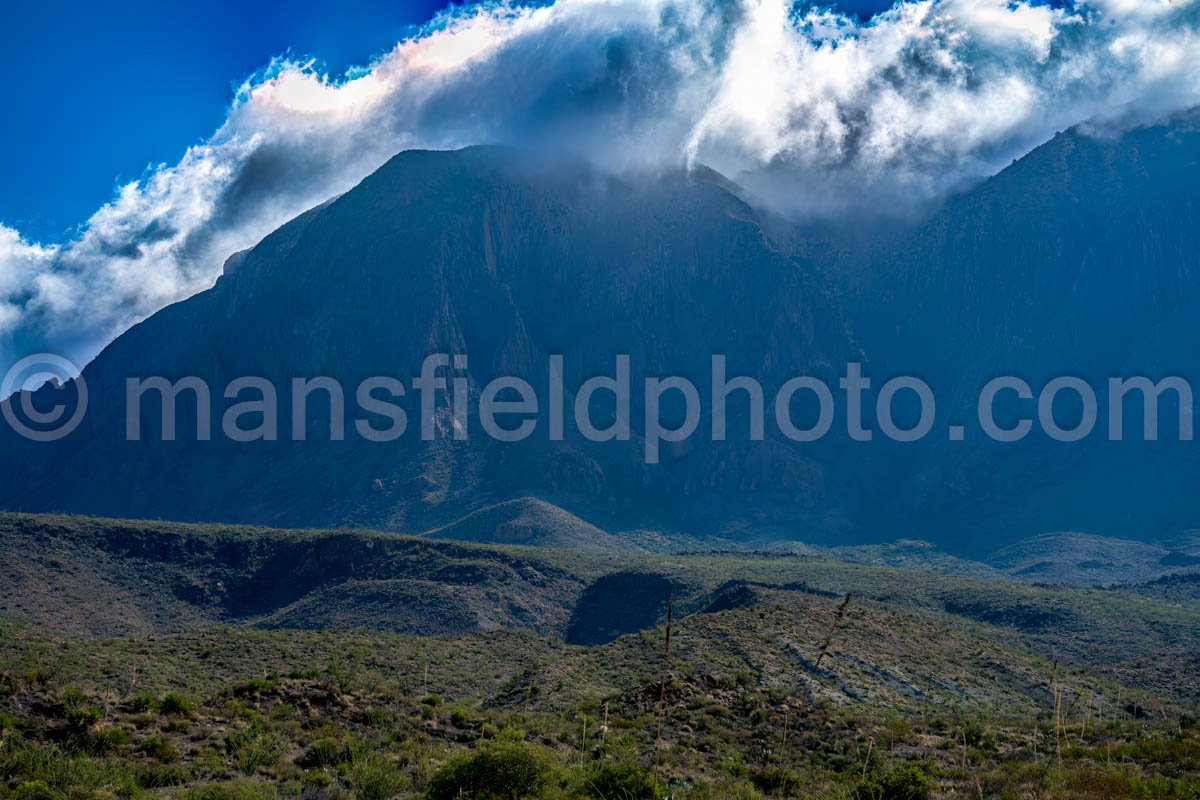 Clouds at Chisos Mountains A4-18899