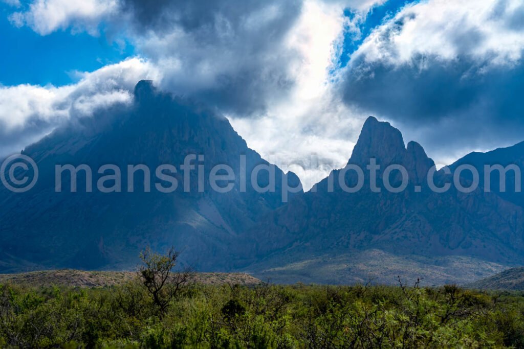 Clouds At Chisos Mountains A4-18917 - Mansfield Photography