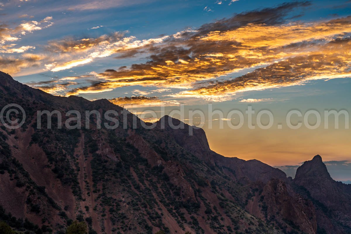 Chisos Mountains Sunset A4-19034