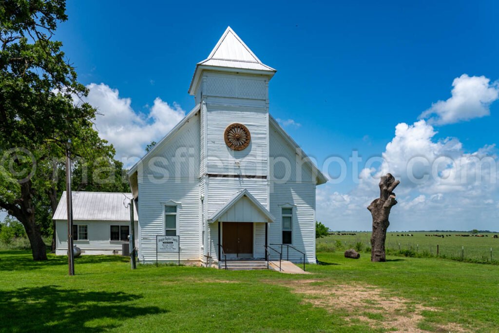 Reagan, Texas- Baptist Church A4-20884 - Mansfield Photography