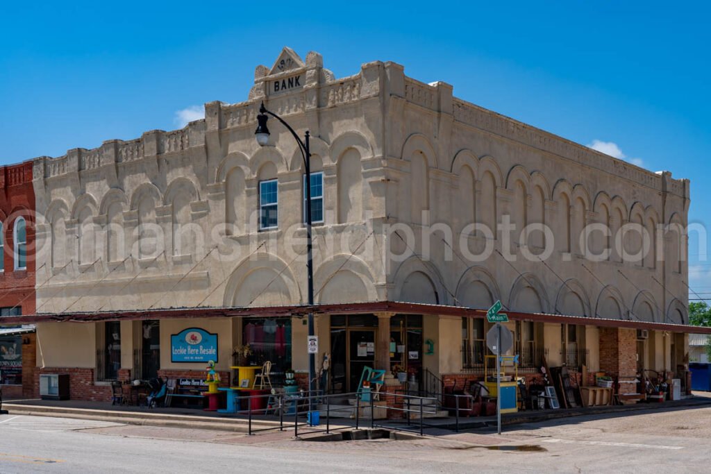 Rosebud, Texas - Old Bank A4-20897 - Mansfield Photography