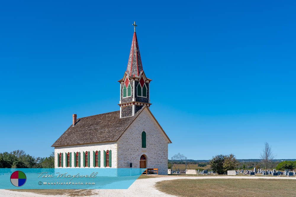 Rural Churches: The Rock Church In Cranfills Gap, Texas