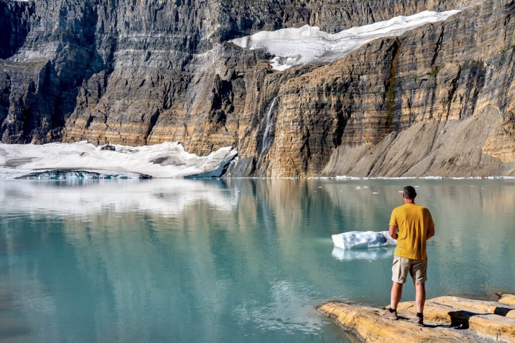 Taking In The View At Grinnell Glacier