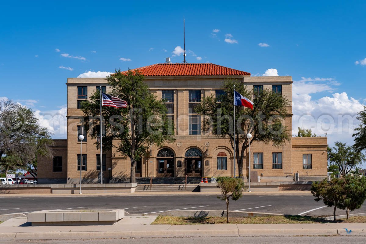 Pecos, Texas, Reeves County Courthouse A4-21532