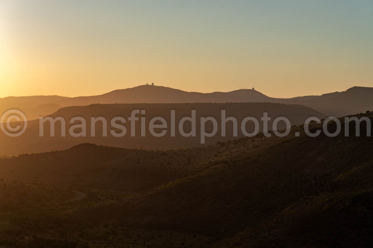 McDonald Observatory at Sunset A4-21642