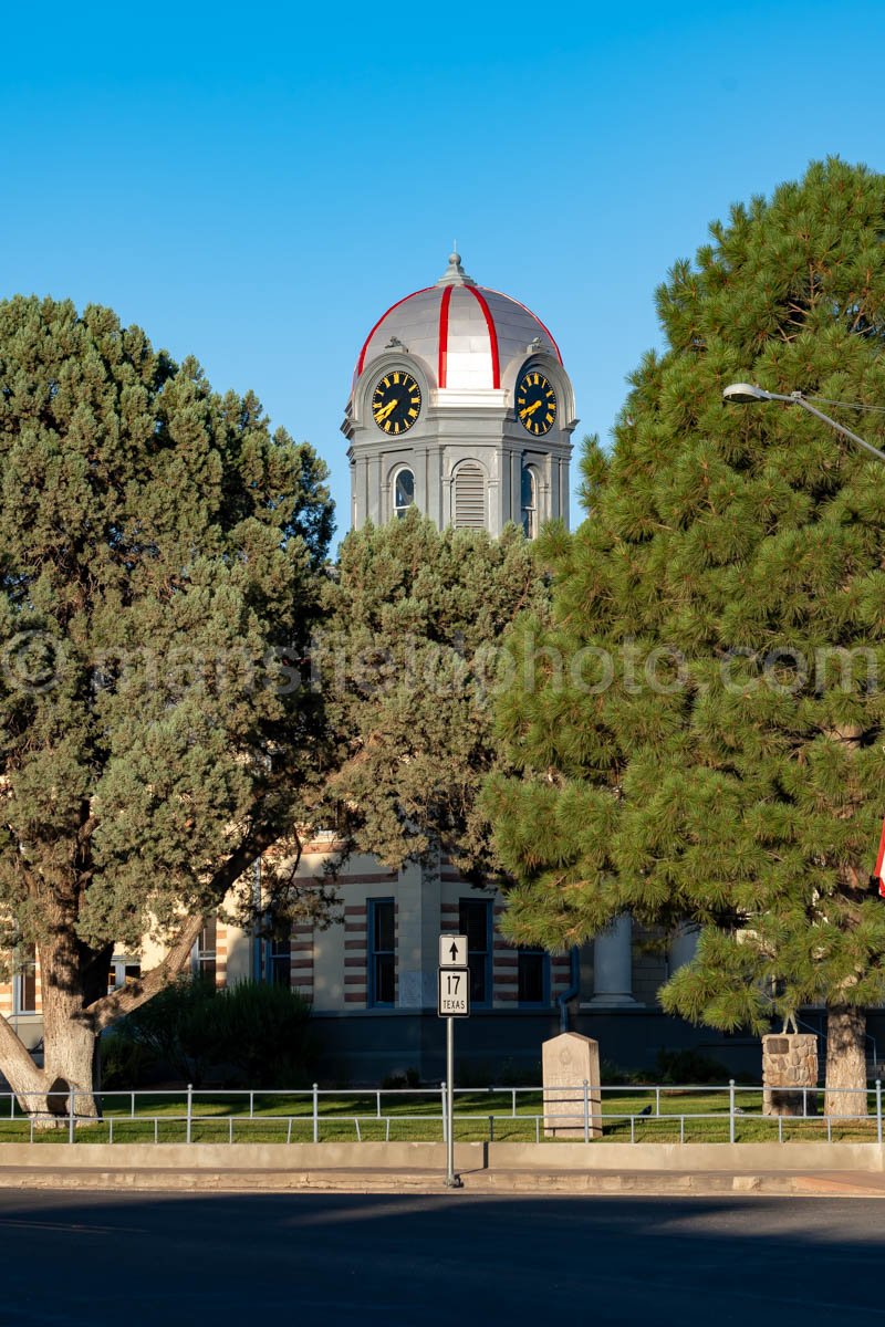 Fort Davis, Texas, Jeff Davis County Courthouse A4-21708