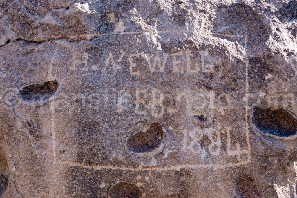 Hueco Tanks, Texas, H Newell 1884 A4-21956 - Mansfield Photography