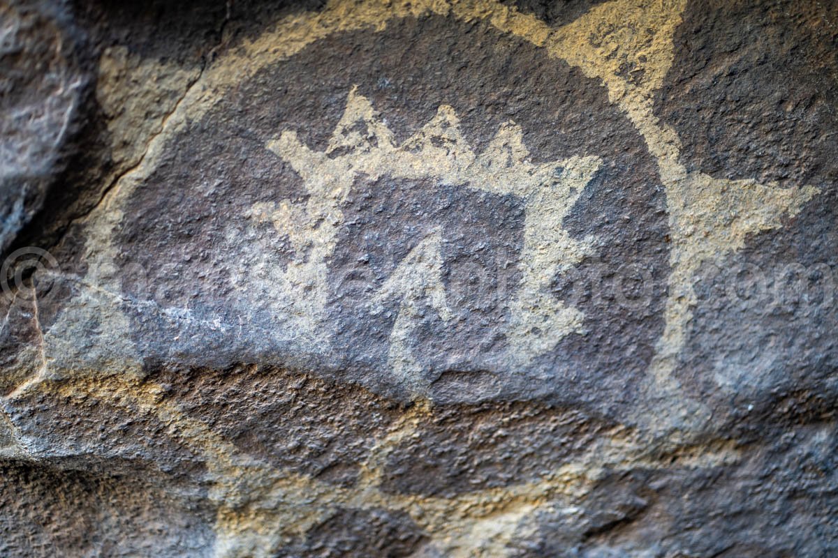 Hueco Tanks East Mountain Pictographs A4-22003