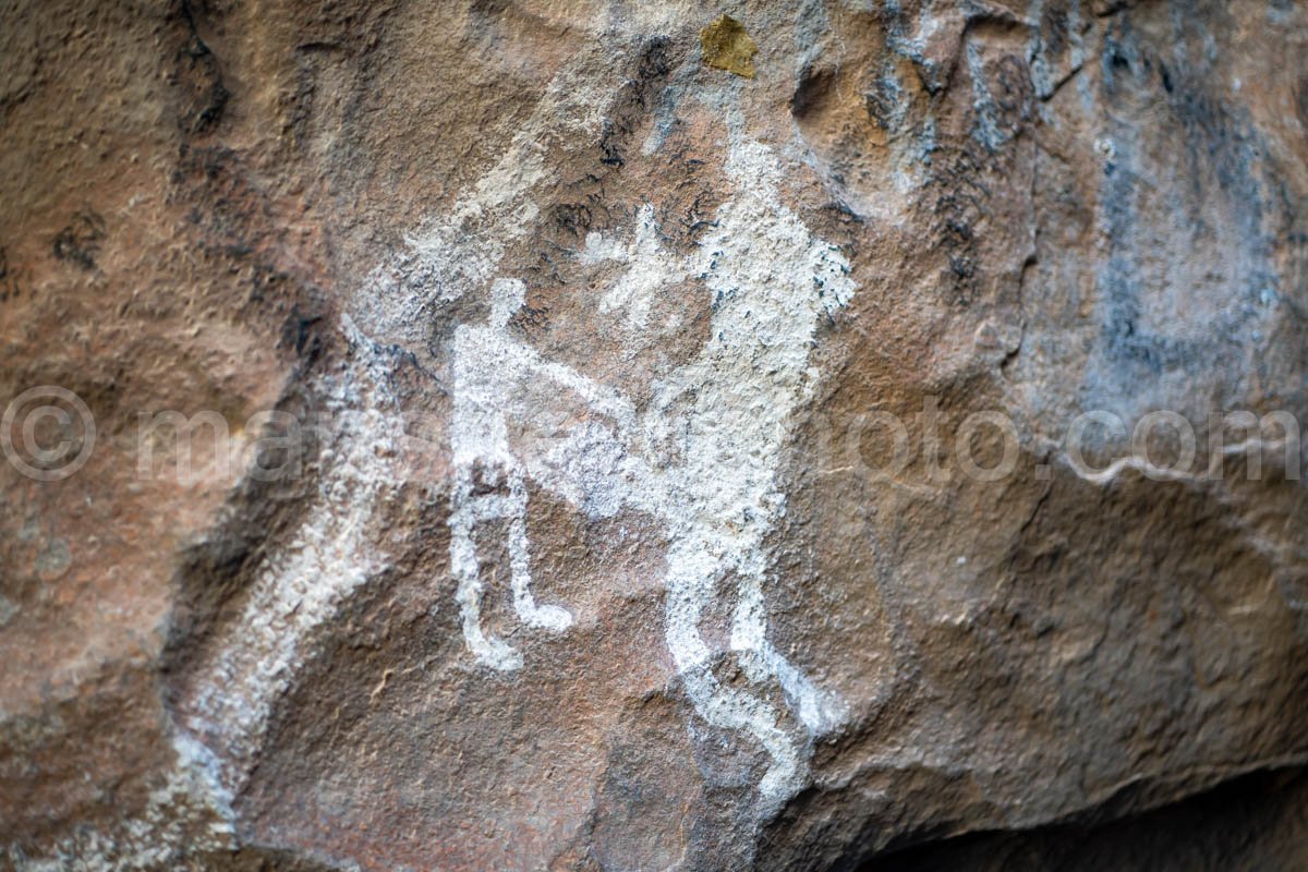 Hueco Tanks East Mountain Pictographs A4-22005