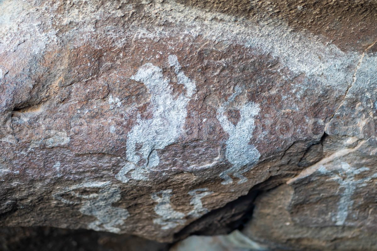 Hueco Tanks East Mountain Pictographs A4-22008