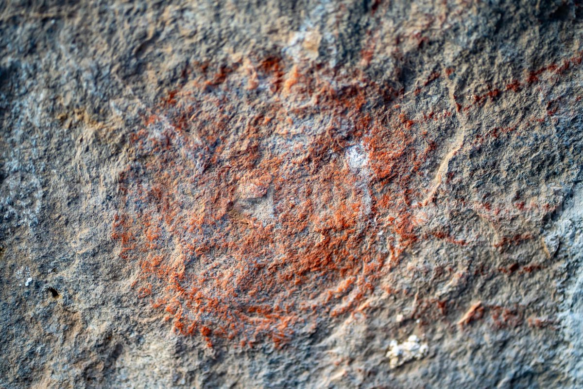 Hueco Tanks East Mountain Pictographs A4-22012