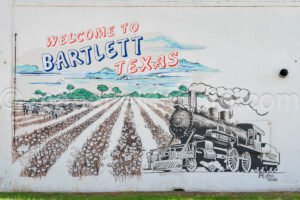 Welcome Mural In Bartlett, Texas A4-22364 - Mansfield Photography