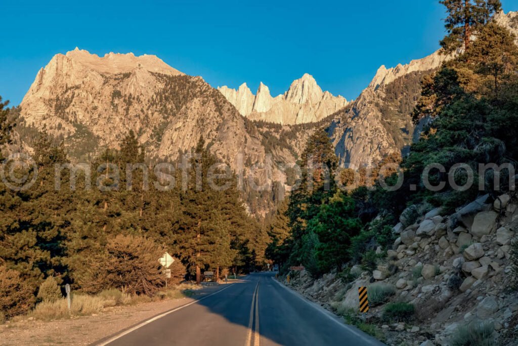 Highway Into Mount Whitney, Ca