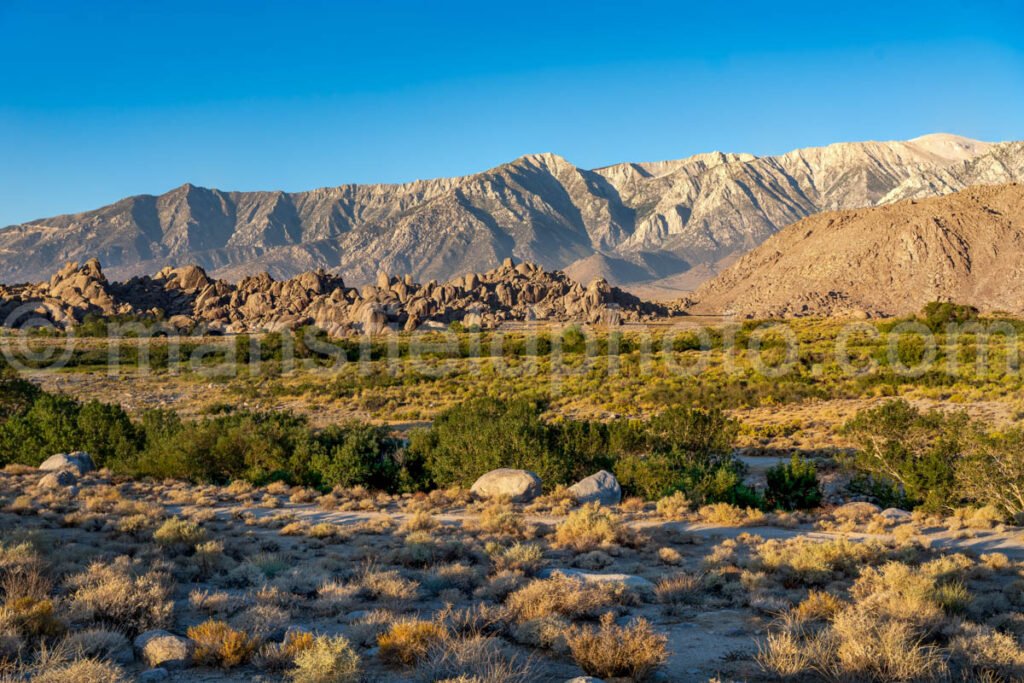 Alabama Hills And Sierra Nevada Range