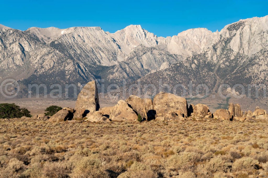 Southern Sierra Nevada Range Near Lone Pine, Ca