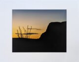 Big Bend Silhouette Print with Mat (8×10)