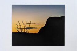 Big Bend Silhouette Print With Mat (8×10)