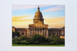 Capitol Building In Austin, Texas Print With Mat (8×10)