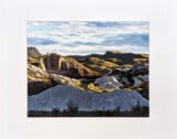 Road Through Ash in Big Bend National Park Print with Mat (8×10)