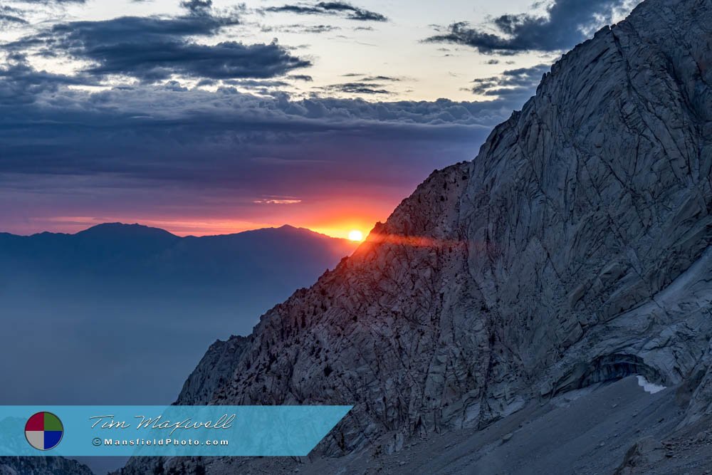 Sunrise From The Mount Whitney Trail