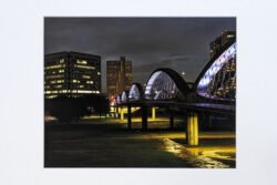 West 7Th Street Bridge, Fort Worth, Texas Print With Mat (8×10)