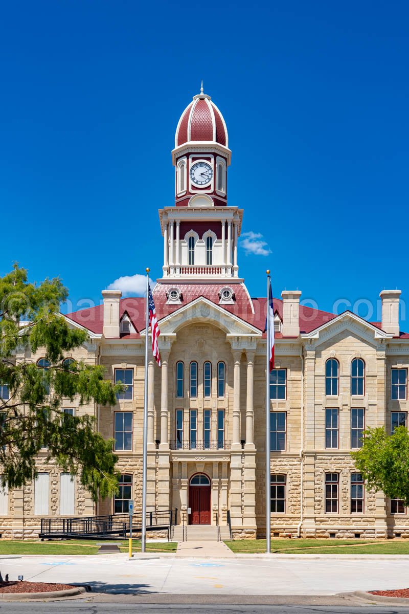 Bonham, Texas, Fannin County Courthouse A4-23163