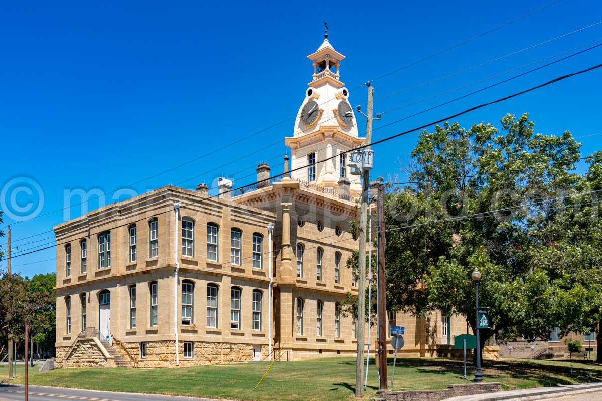 Clarksville, Texas, Red River County Courthouse A4-23338