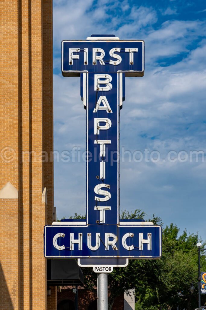 Sulphur Springs, Texas, Church A4-23541 - Mansfield Photography