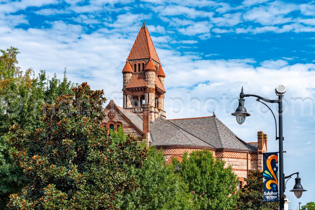 Sulphur Springs, Texas, Hopkins County Courthouse A4-23542