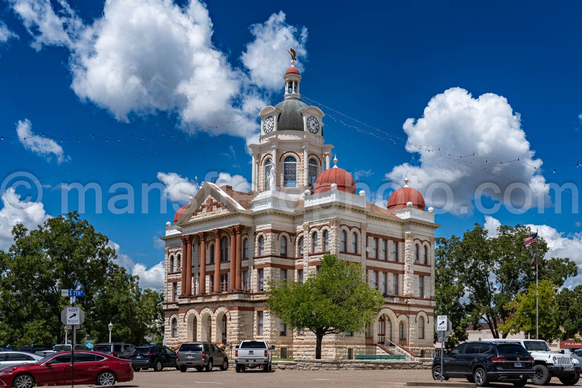 Gatesville, Texas, Coryell County Courthouse A4-23810