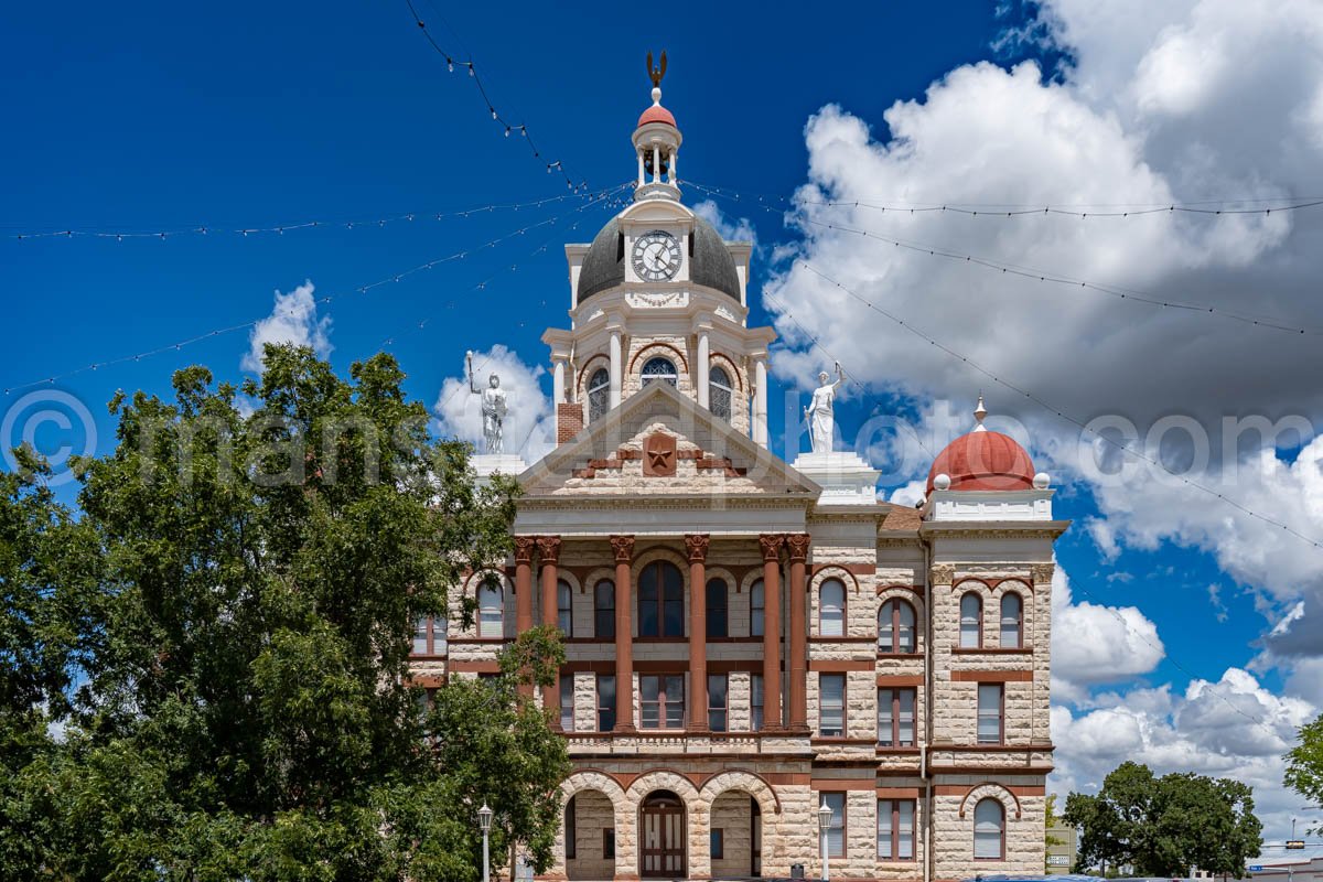 Gatesville, Texas, Coryell County Courthouse A4-23812