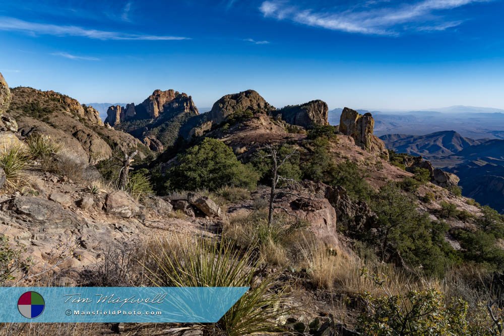 Looking East On The Lost Mine Trail, Big Bend National Park