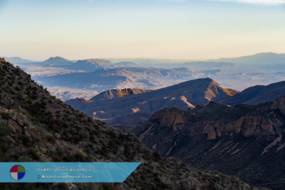 Desert View From Lost Mine Trail, Big Bend National Park