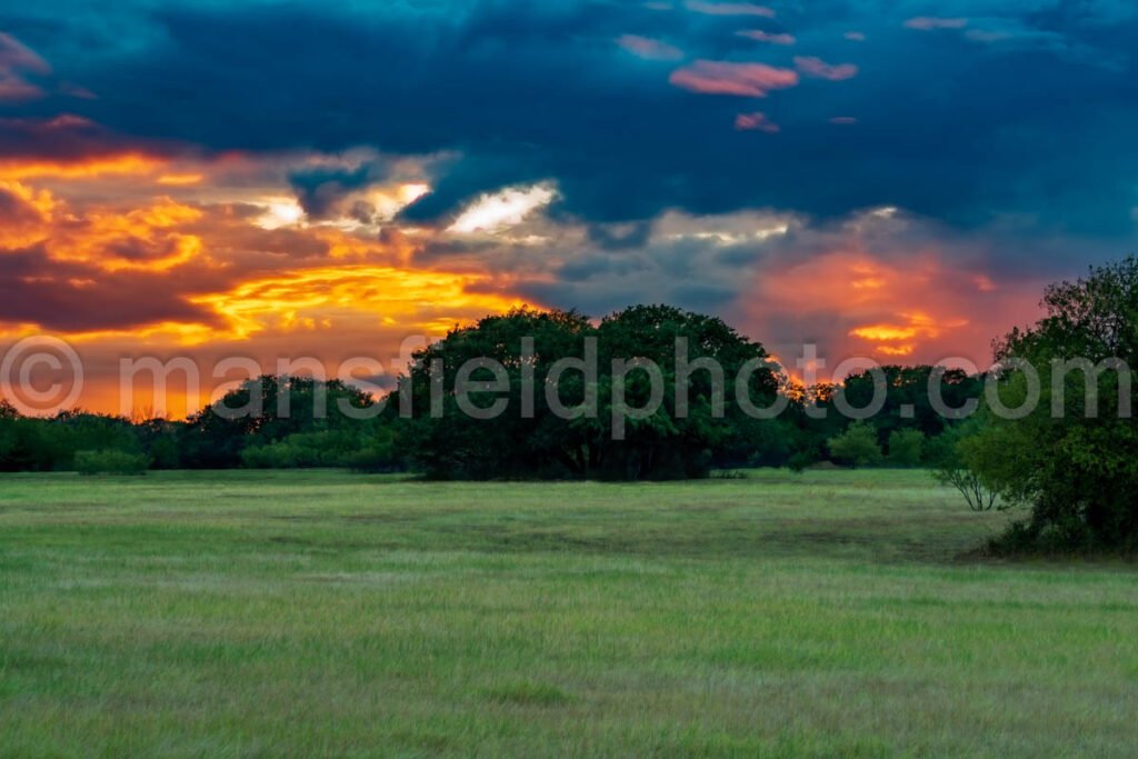 Sunset In Mansfield, Tx A4-07527 - Mansfield Photography