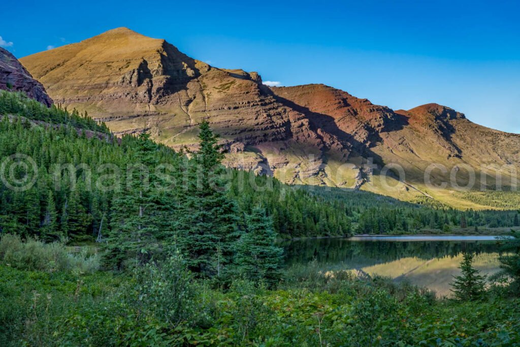 Many Glacier area in Glacier National Park A4-17380 - Mansfield Photography