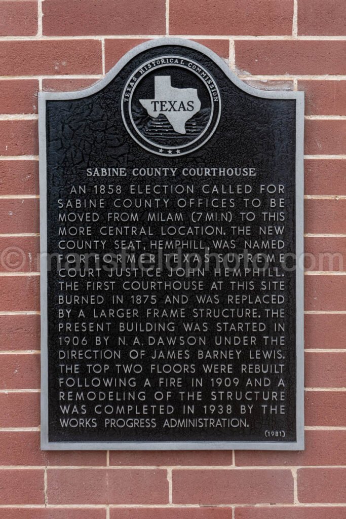 Hemphill, Texas, Sabine County Courthouse