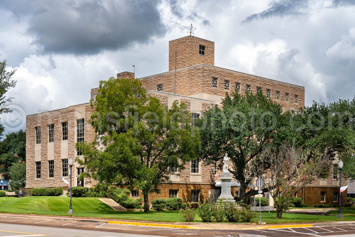 Rusk, Texas, Cherokee County Courthouse A4-24109