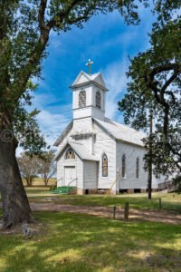 Gay Hill, Texas, Church A4-24371 - Mansfield Photography
