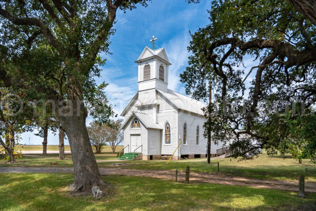 Gay Hill, Texas, Church A4-24373 - Mansfield Photography