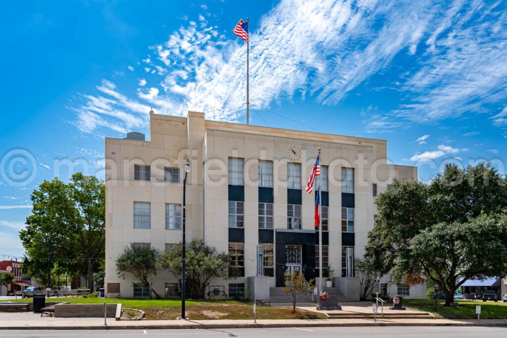 Brenham, Texas, Washington County Courthouse A4-24401 - Mansfield Photography