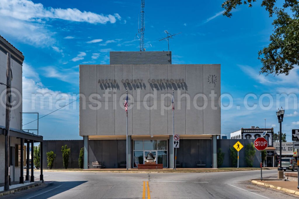 Bellville, Texas, Austin County Courthouse A4-24433 - Mansfield Photography