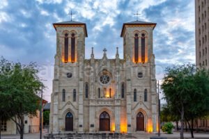 San Fernando Cathedral In San Antonio, Texas A4-24679 - Mansfield Photography