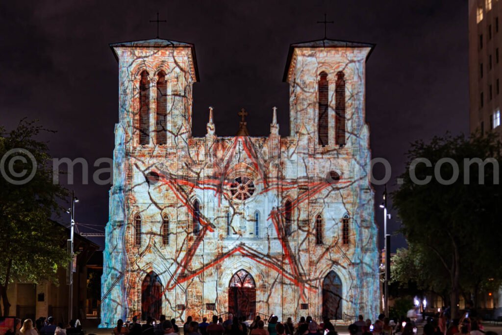 San Fernando Cathedral In San Antonio, Texas A4-24730 - Mansfield Photography