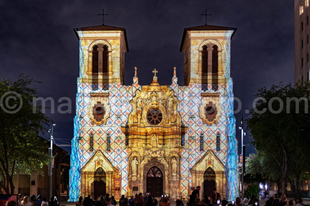 San Fernando Cathedral In San Antonio, Texas A4-24733 - Mansfield Photography